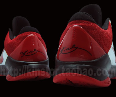 Sneaker Wize: Nike Zoom Kobe V (5) â White â Black â Varsity Red â Detailed Images