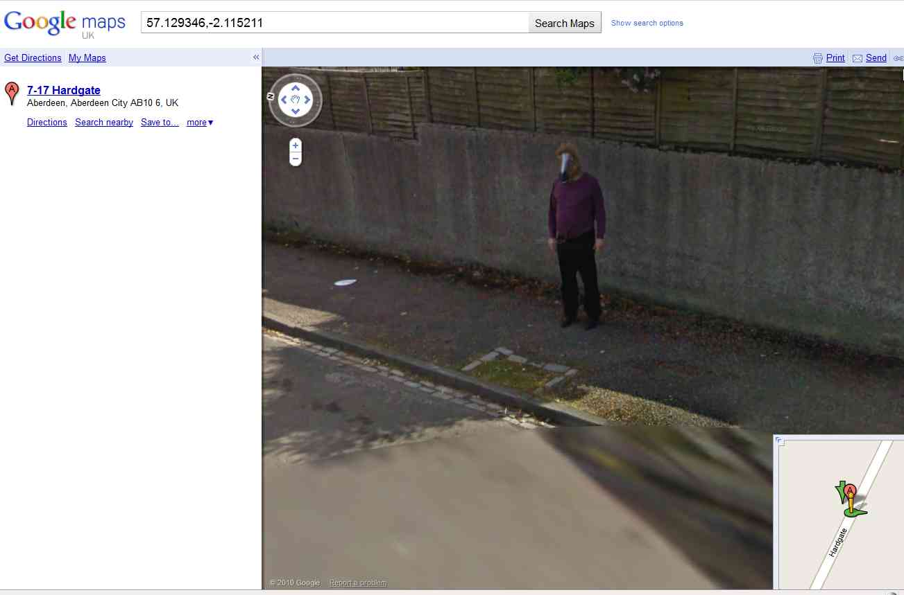 Kuriosität auf Google Streetview UK Wer ist Horse Boy? NoodleGei