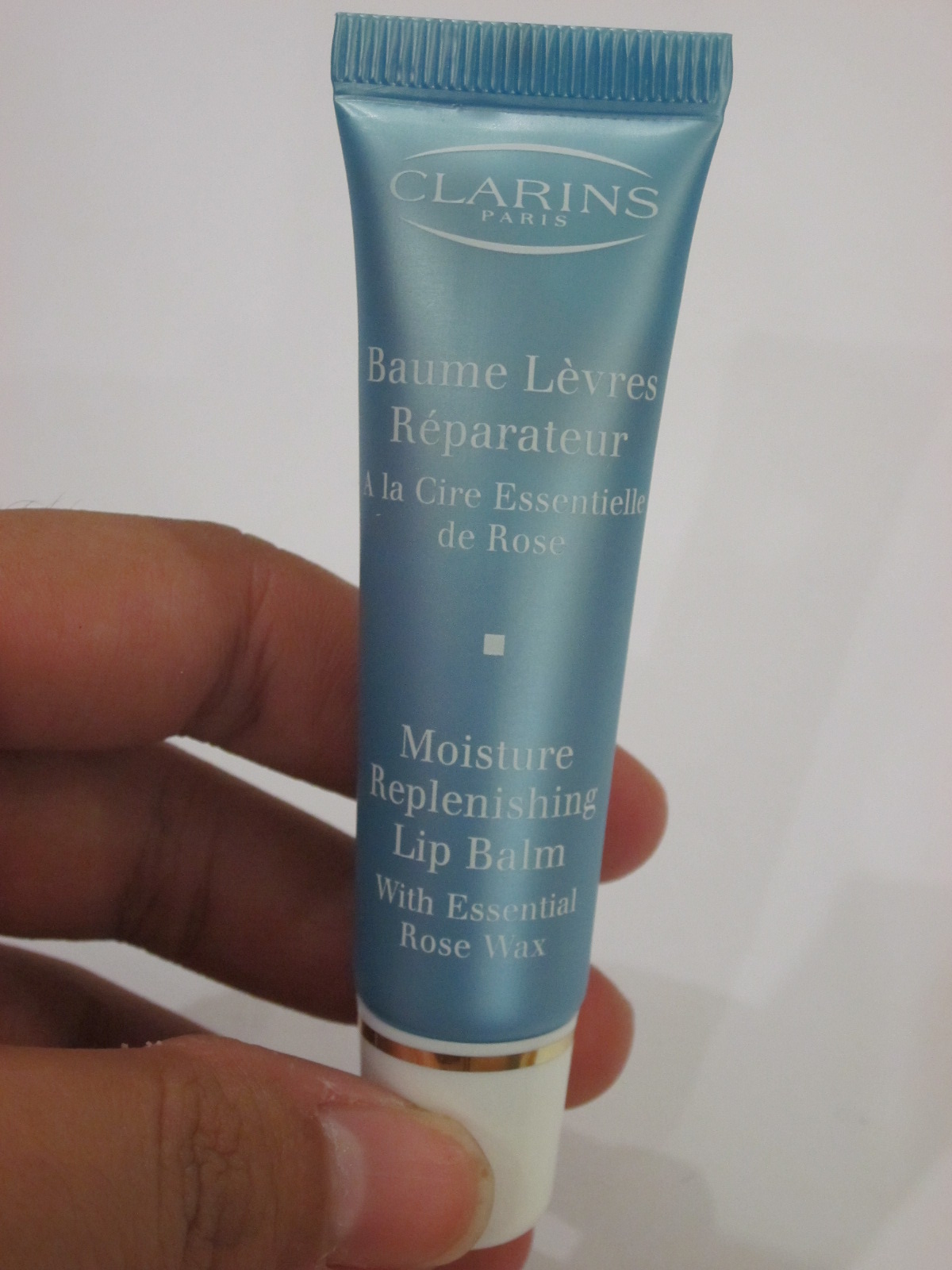 clarins lip balm rose wax