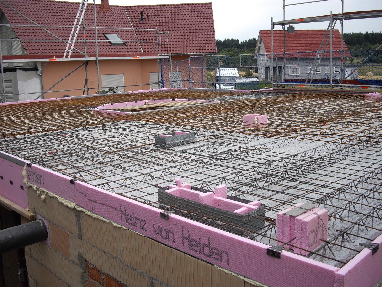 Bautagebuch - EcoStar3: Gießen der Betondecke