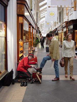 burlington arcade shoe shine