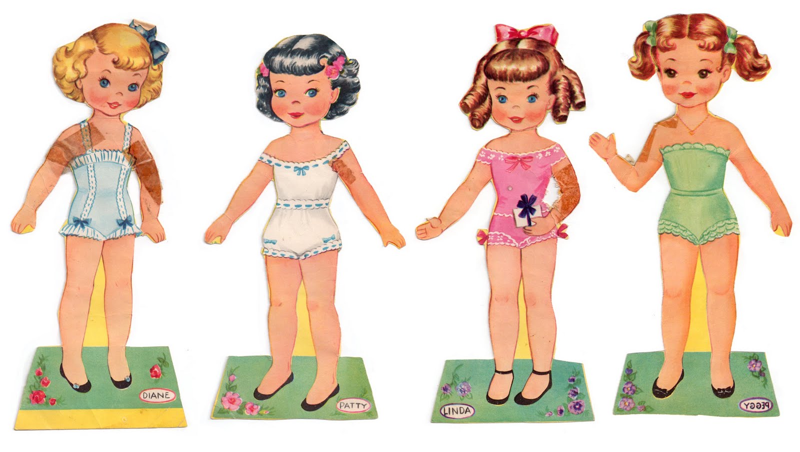 paper dolls 1950s and 1960s