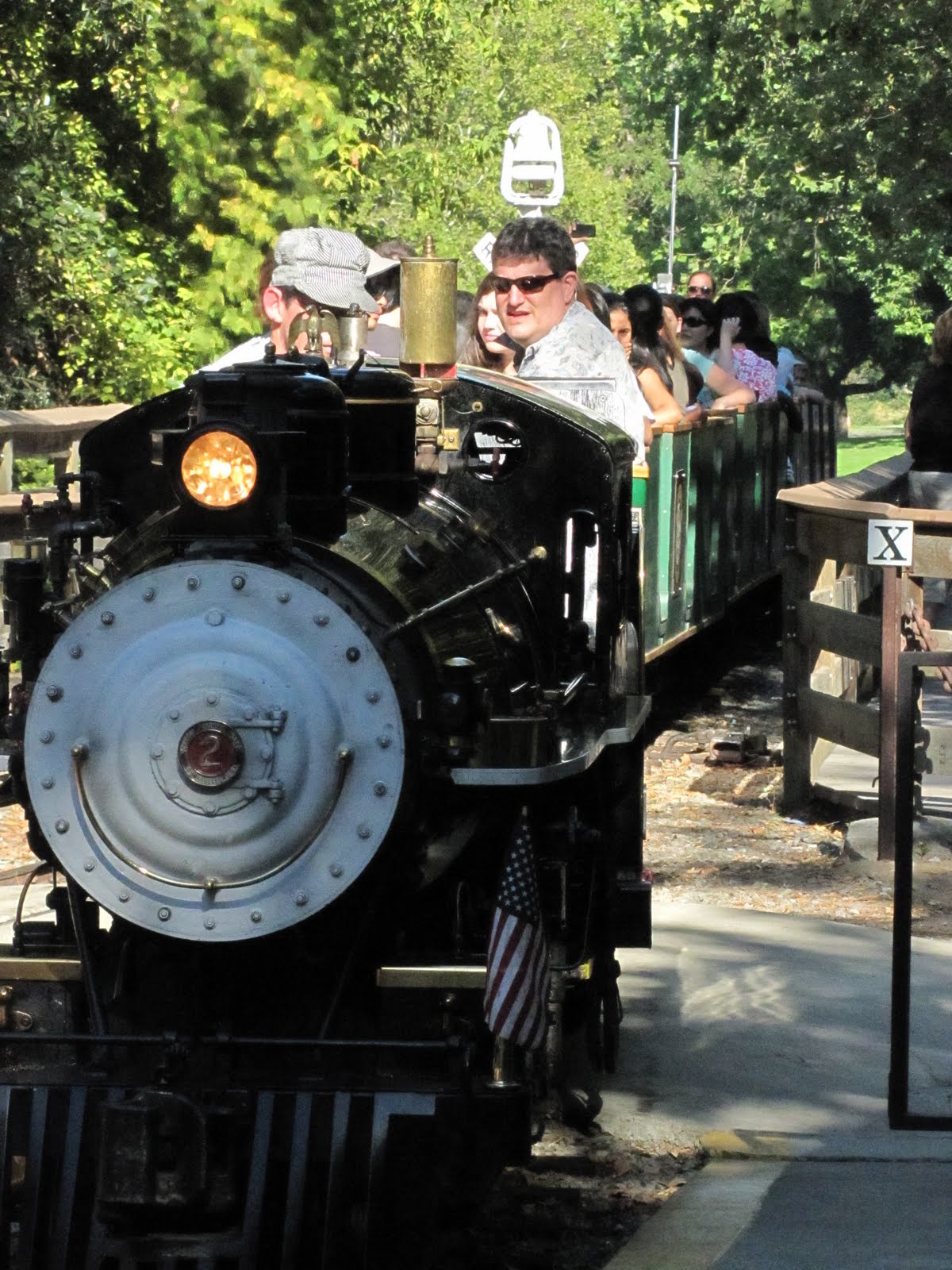 Rina Oki Wildcat Railroad at Oak Meadow Park of Los Gatos.