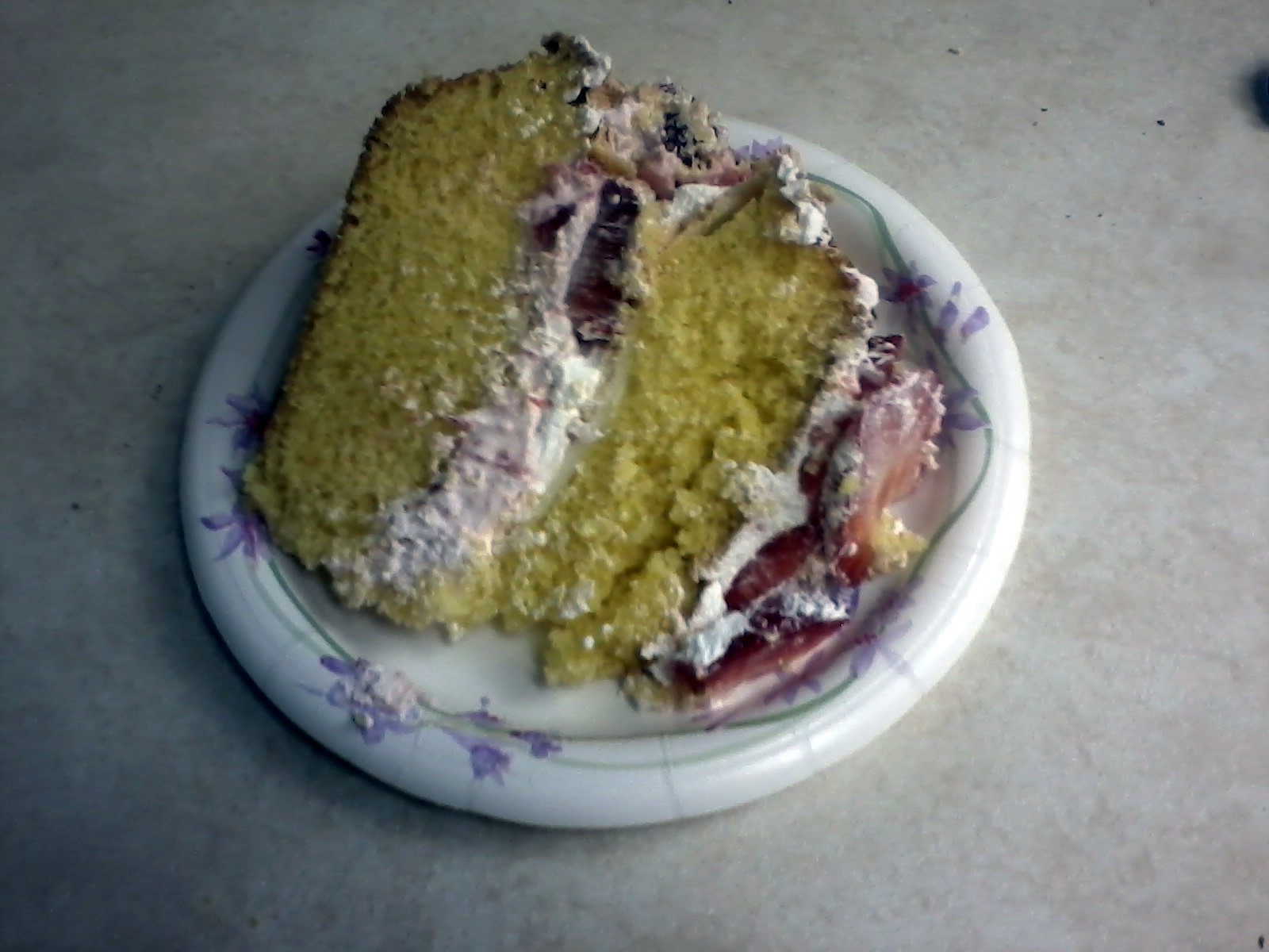 menu managed Strawberry Meringue Cake