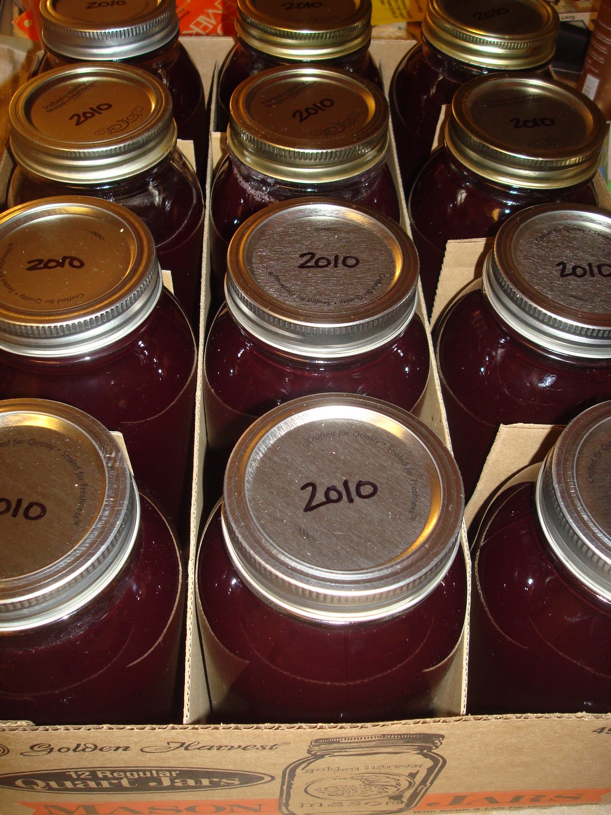 my family prepared Canning Grape Juice How To