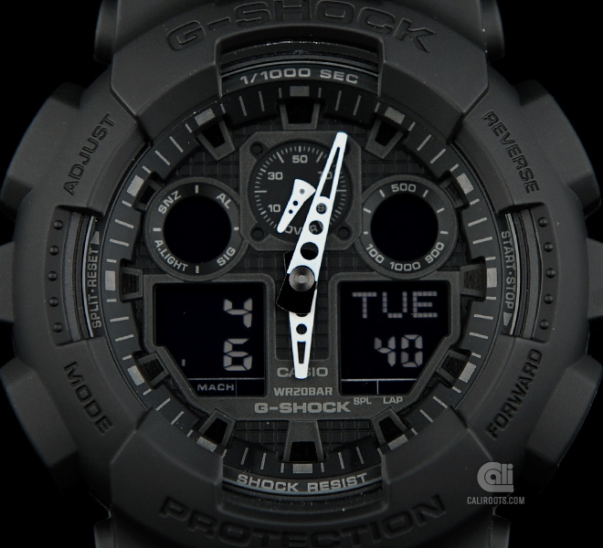 g shock ga 100l 2a