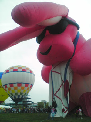 What is a Balloon Glow Festival? Giant Hot Air Balloons with Fun Shapes!