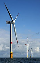 Offshore wind turbines in the North Sea, Belgium