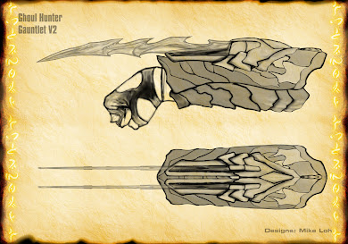 異形戰場1終極戰士腕刀的設計圖