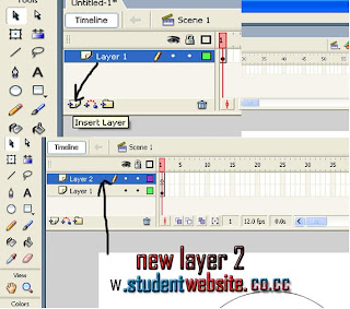 How to create eye moment using flash? How to create animation using flash? How to create layer?