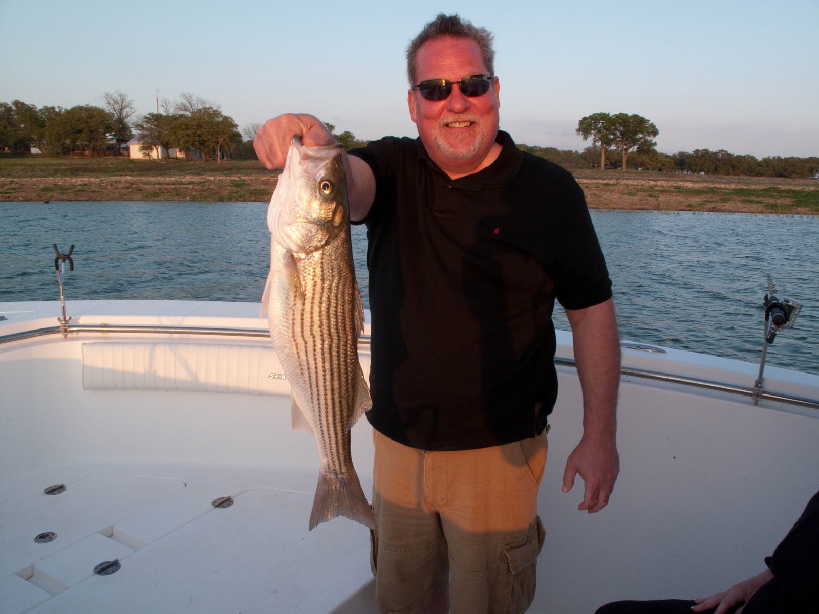 Follow Your Bliss Striper fishing on Lake Buchanan