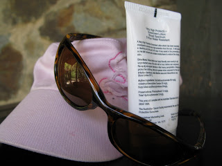 The ingredients for slip slop slap in Australia