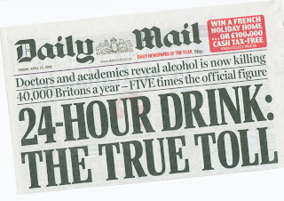 Alcohol killing 40,000 Britons a year