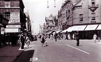 Rhyl High Street, The Cross, policeman