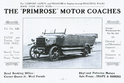 Primrose Motor Coaches, Rhyl & Potteries