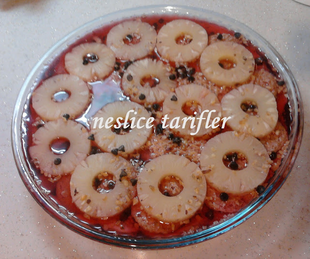 Neslice Tarifler ♪♫♪ ! Ananaslı Yulaflı Bisküvili Pasta