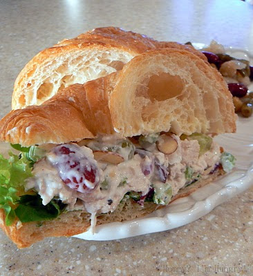 MIH Recipe Blog: Mom's Chicken Salad with Grapes on Croissants