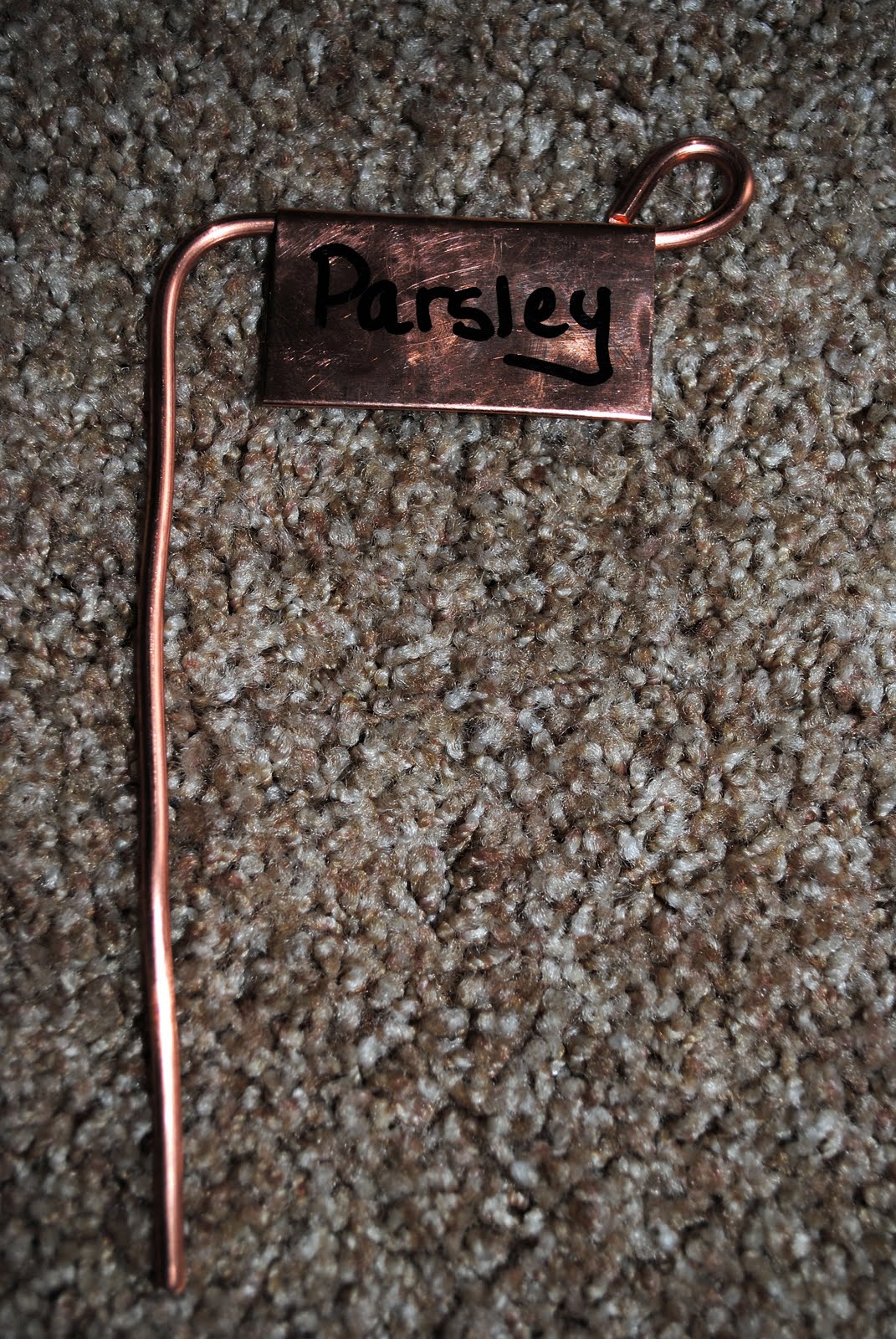 Surviving and thriving on pennies DIY Copper Plant Stakes