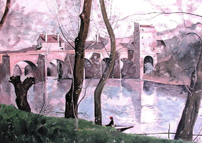 Le pont de Mantes - 1870
