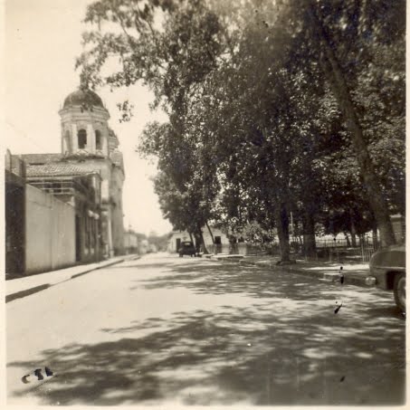 Guacara su Iglesia y su plaza año 1948