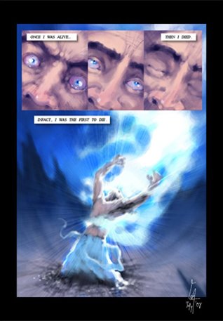 In this scene, his soul is escaping from himself.