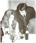 Eramos casi unos "niños";1971, junto a Susana Giménez en una cena en el Club de Golf de Bahía.