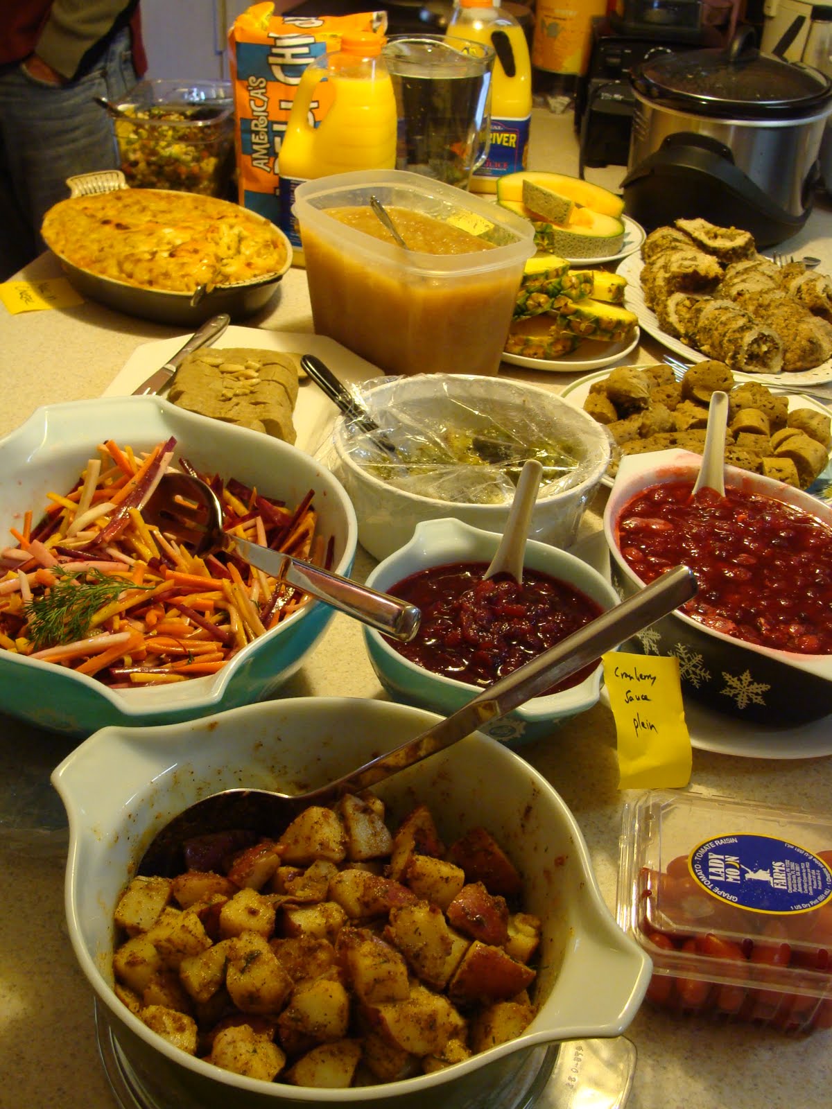 The Maine Vegan: Raw Root Salad and Potluck
