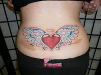Angel Heart With Wings Tattoo Designs