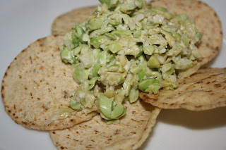 Hot Edamame dip made in the Little Dipper slow cooker. Healthy, low carb, and delicious!