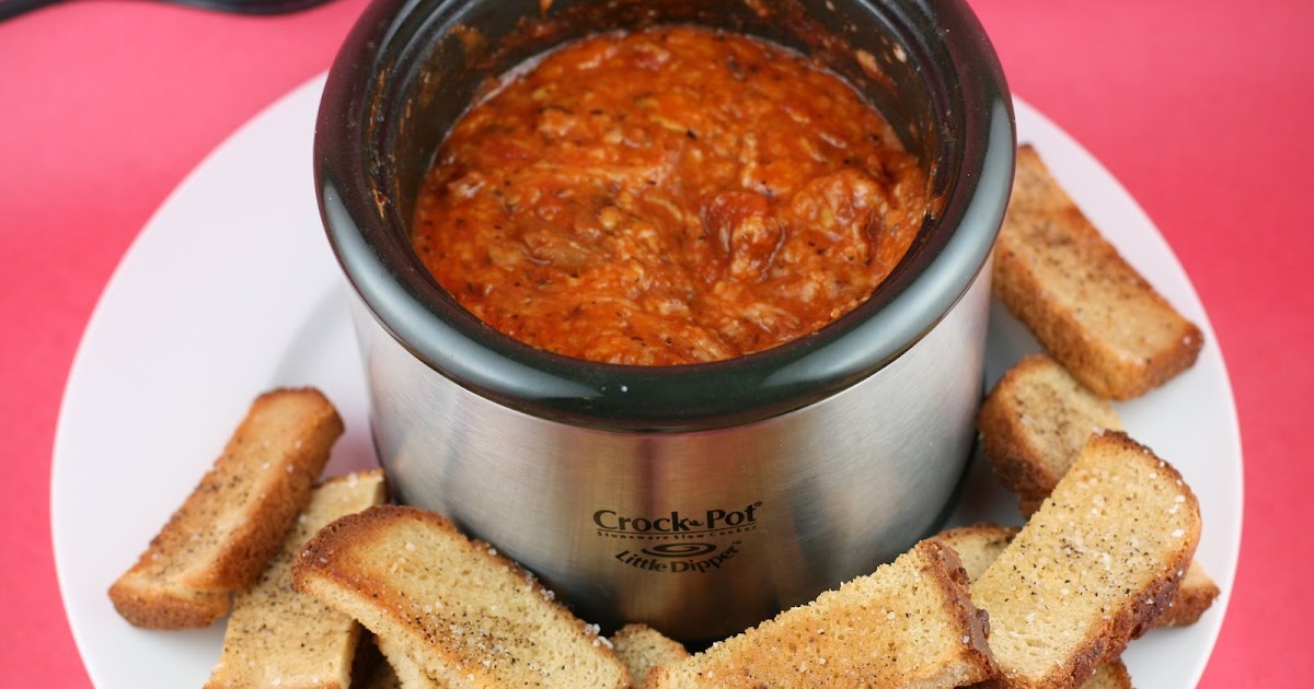 Little Dipper Pizza Fondue Recipe A Year of Slow Cooking