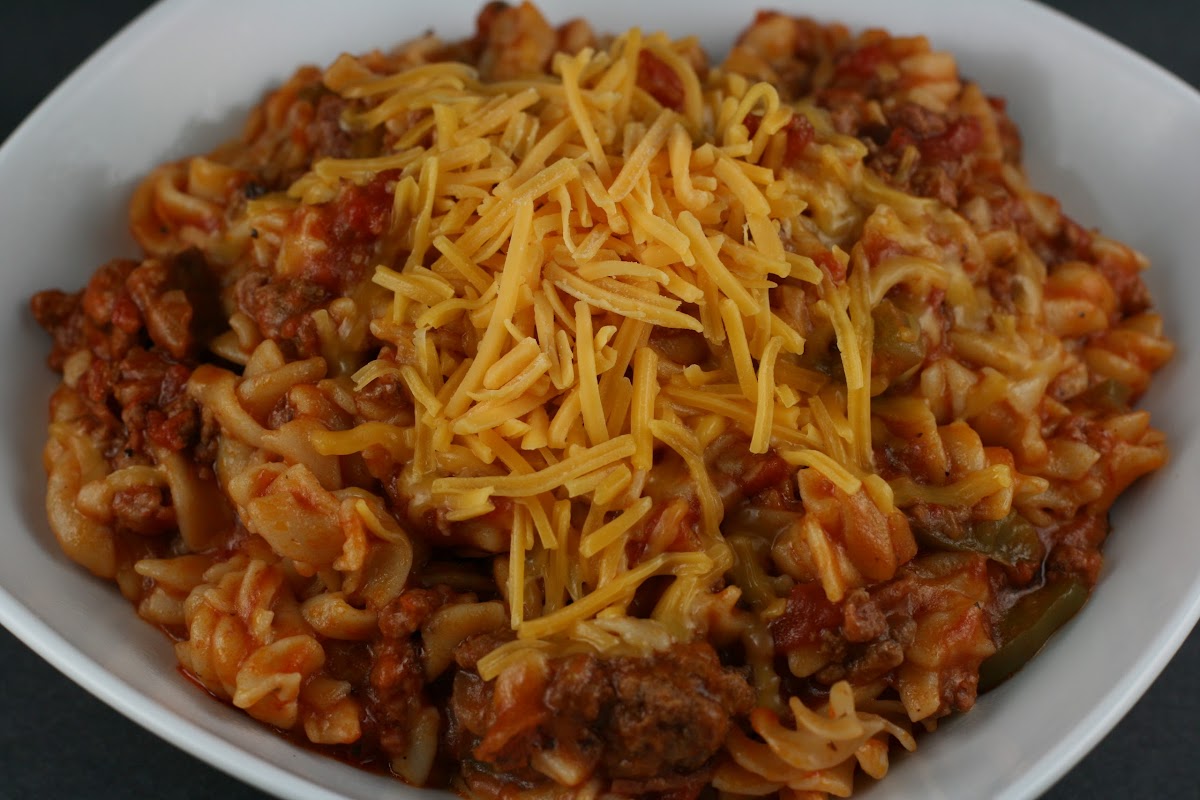 American Chop Suey (Macaroni and Beef) Slow Cooker Recipe A Year of Slow Cooking