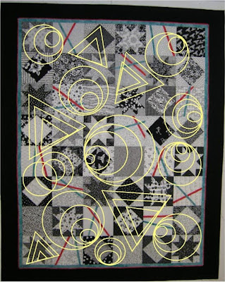 Auditioning designs for a modern quilt - QuiltedJoy.com