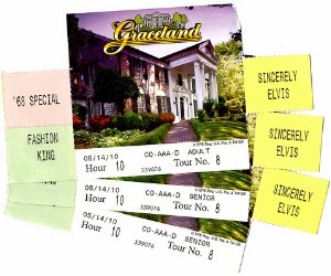 Graceland ticket stubs