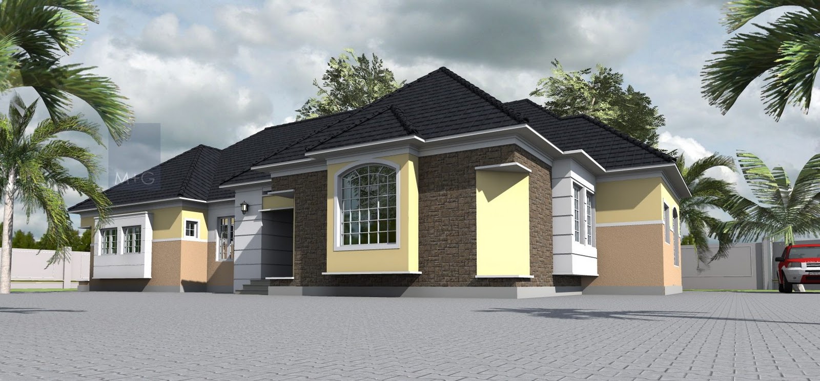Contemporary Nigerian Residential Architecture 4  bedroom  