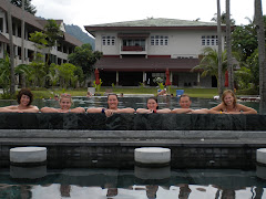 The six of us in our "magical" pool