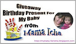 **GIVEAWAY BIRTHDAY PRESENT FOR MY BABY FROM MAMA ICHA**