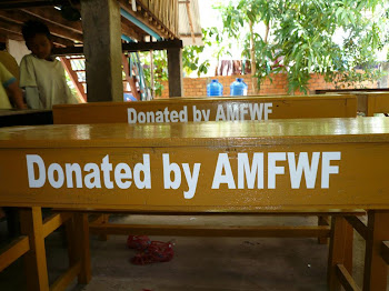 School Desks from Garage Sale Funds