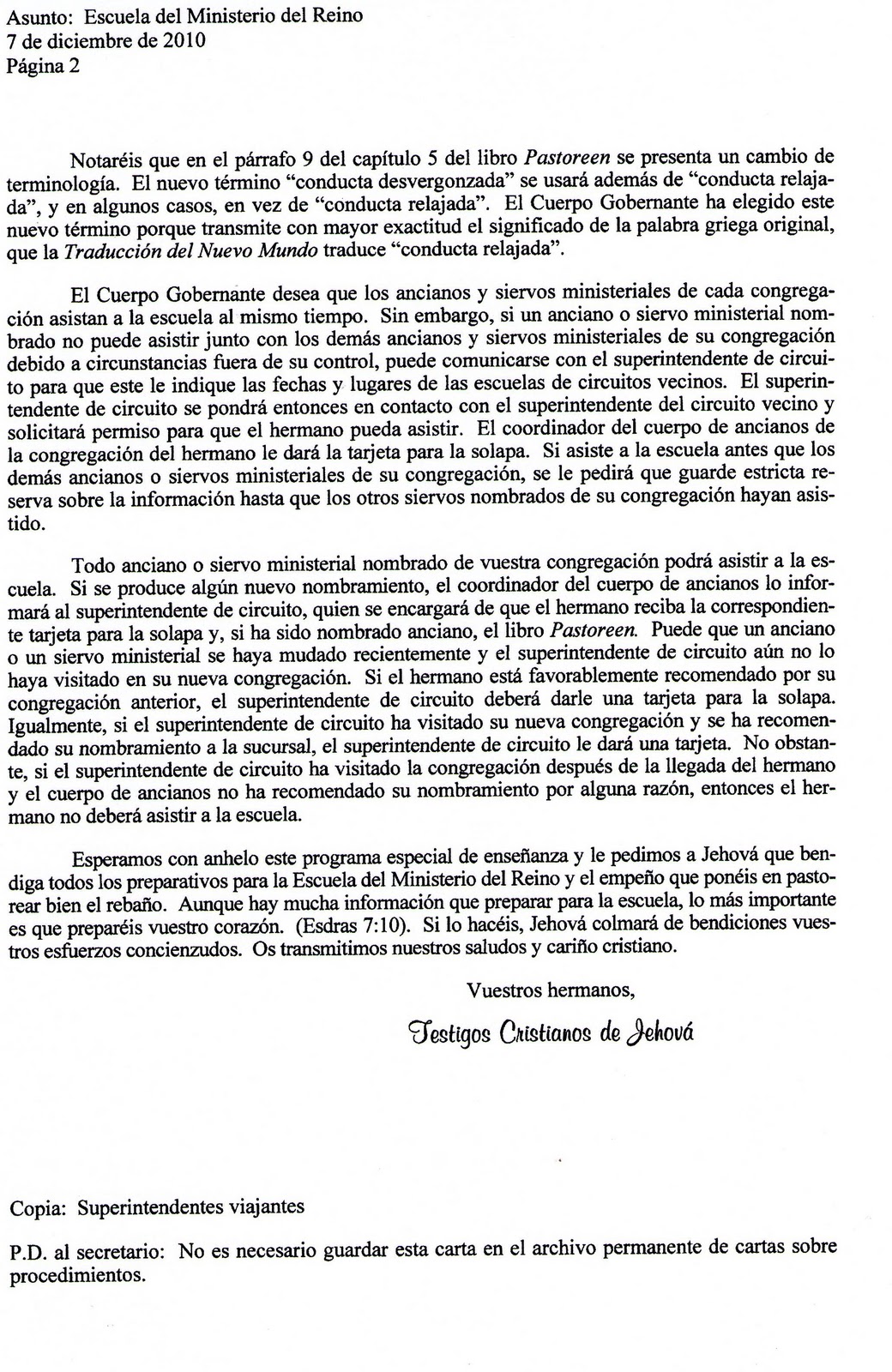 El lado cómico de la Watchtower: Escuela del Ministerio
