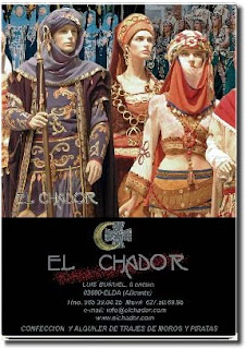 Trajes de Piratas - El Chador, confección de trajes de Moros y Piratas