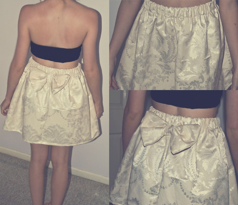 t-maree clothing: Brocade handmade skirt
