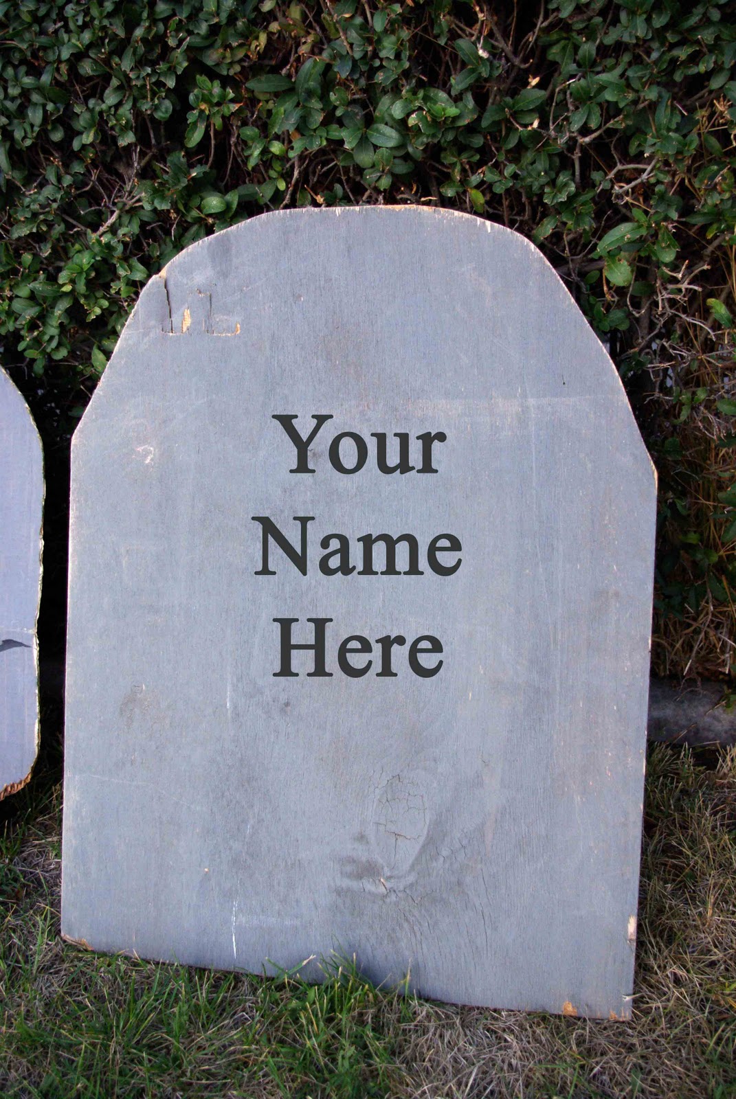 There was a bright flash of light... Name That Tomb