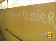 graffiti calls attention to 9/11