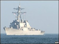 russian & US warships engaged in black sea standoff