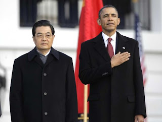 obama formally welcomes chinese president hu jintao