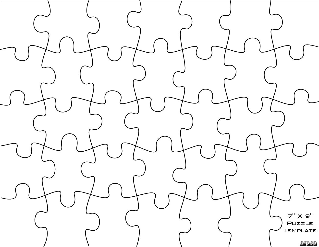 Free Pattern for Making Jigsaw Puzzles | eHow.com