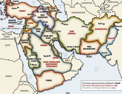 Map Of Middle East And Europe. states in the Middle East