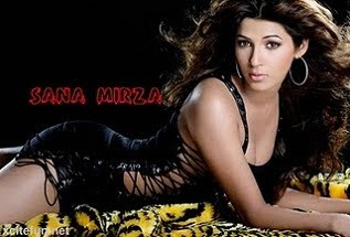 Bollywood Babe Sana Mirza Hot Thighs Exposing Photos