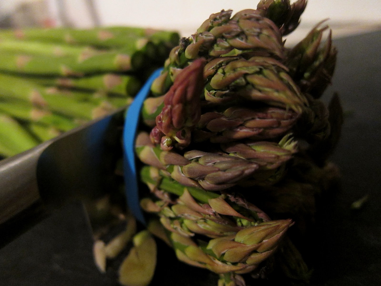 Migrant Kitchen: Pink Pesto Pasta with Beets, Asparagus, and Goat Cheese