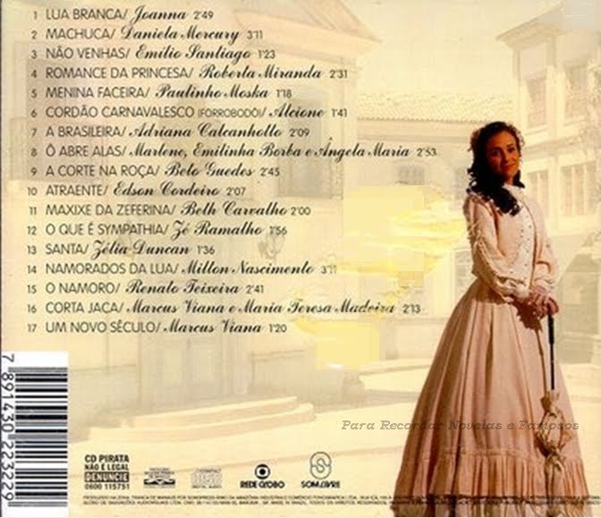 Recordar Capas das Trilhas de Novelas e Minissérie Chiquinha GonzagaNacional Recordar Capas das Trilhas de Novelas e Minissérie Chiquinha GonzagaNacional