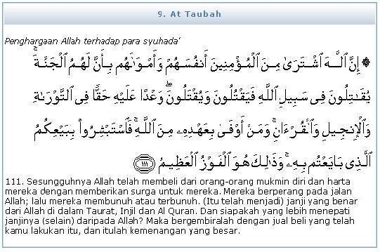 BUKTI TRANSAKSI ANTARA TUHAN - HAMBA